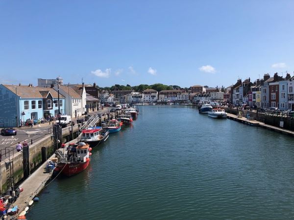 View from the town bridge