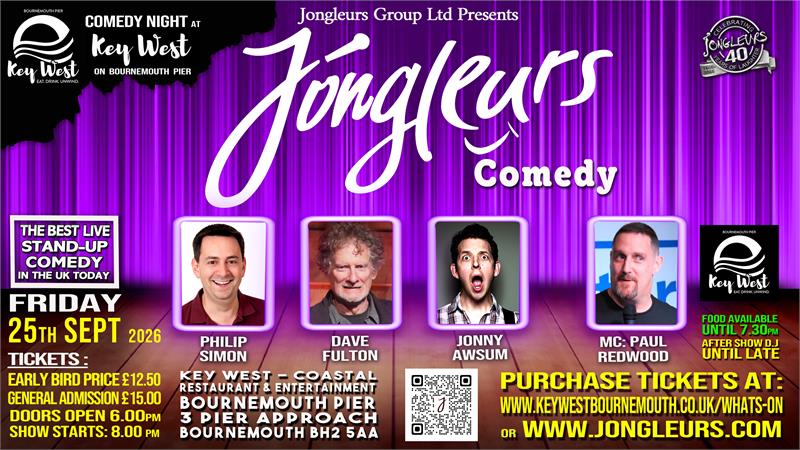Jongleurs Stand Up Comedy on Bournemouth Pier - event in Bournemouth