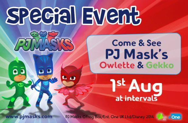 PJ Masks Owlette & Gekko at Adventure Wonderlnd
