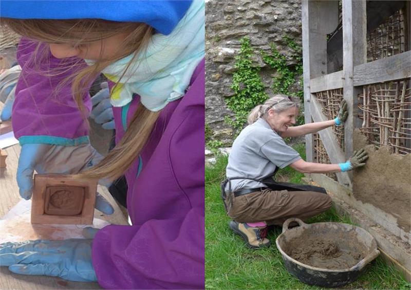 Medieval craft workshops