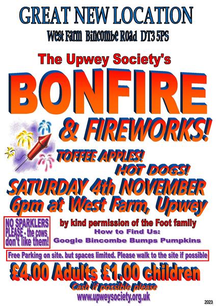 Upwey Bonfire and Fireworks