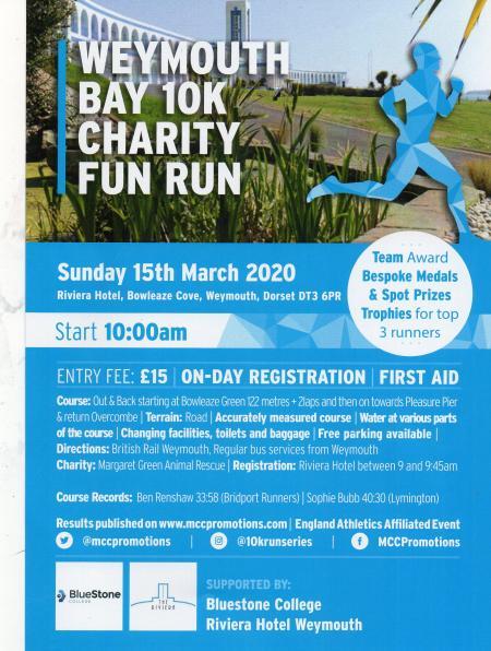 Weymouth Bay 10k Charity Fun Run
