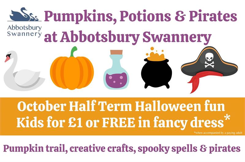 Pumpkins, Potions & Pirates at Abbotsbury Swannery