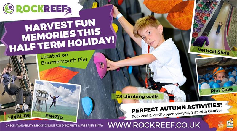 October Half Term at RockReef & PierZip
