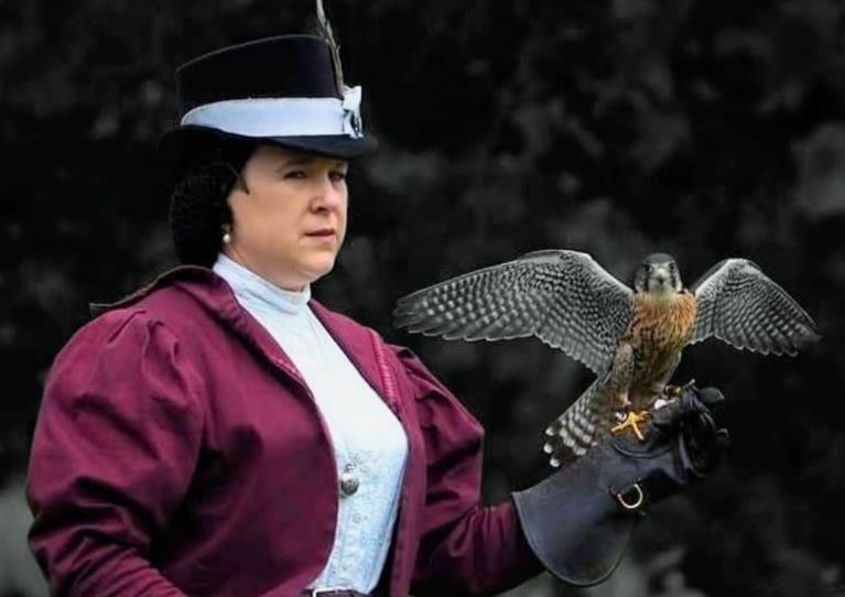 Victorian Falconry and Hawking at the Nothe Fort