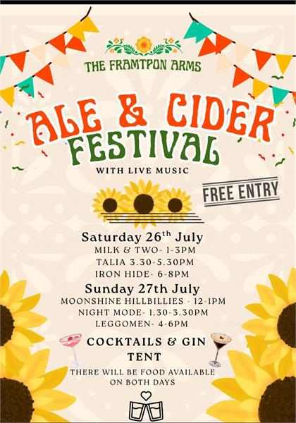 Frampton Arms Ale and Cider Festival