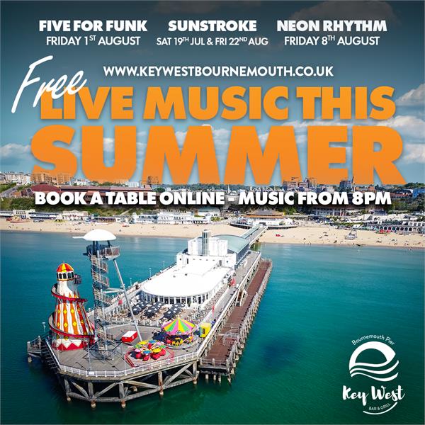 Free Live Summer Music on Bournemouth Pier