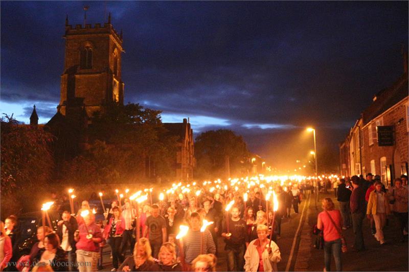 Torchlight Procession & West Bay Fireworks