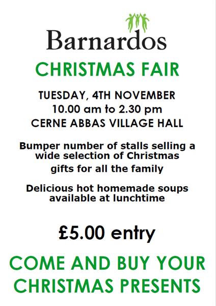 The Barnado's Christmas Fair