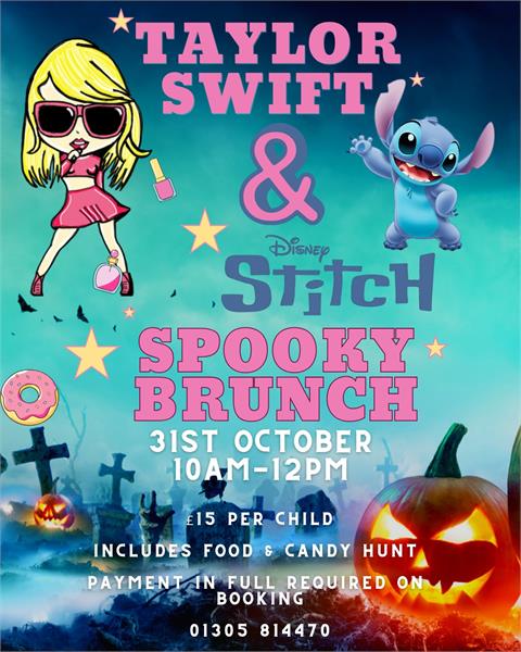 Taylor Swift & Disney Stitch Spooky Brunch