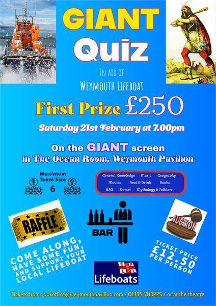 RNLI - Giant Quiz in aid of Weymouth Lifeboat - event in Weymouth