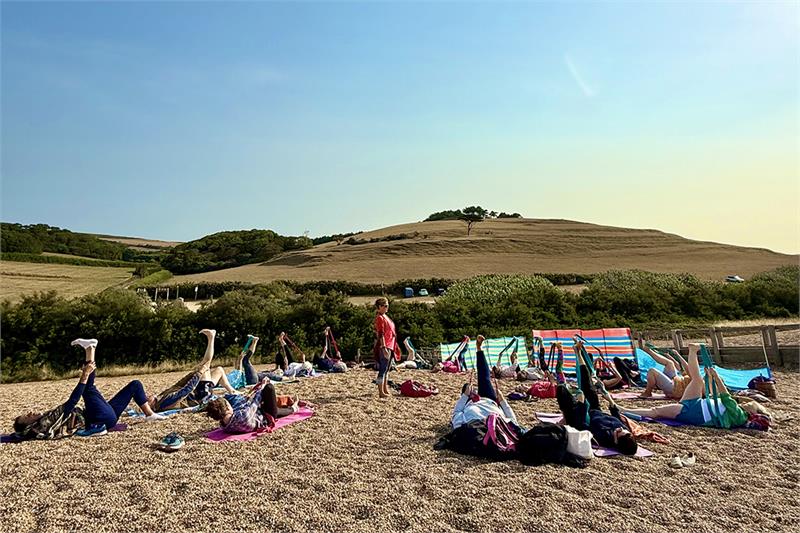Beach Yoga & Brunch with Francesca Yogini - event in Abbotsbury