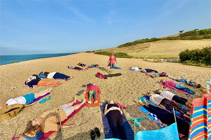 Beach Yoga & Brunch with Francesca Yogini - event in Abbotsbury