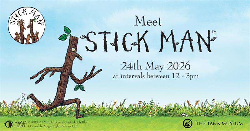 Meet Stick Man at The Tank Museum - event in Wareham