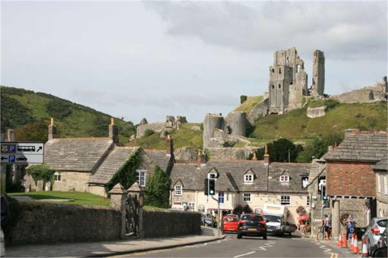 Corfe Castle Map